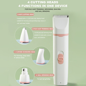 कुत्ते की क्लिपर्स ग्रोमिंग किट बाल क्लिपर कम शोर पंजा ट्रिमर रिचार्जेबल कॉर्डलेस शांत नाखून ग्राइंडर शेवर - Product Image 2