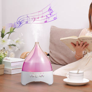 2024 nueva llegada 300ml bebé suavizante sonido hogar humidificador ruido blanco grano de madera difusor de Aroma ultrasónico - Product Image 5