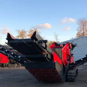 Separador de tela pesado rastreado, equipamento de planta de processamento de ouro