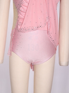 Vestidos de Danza, Gimnasia y Patinaje Artístico para Niñas de 6 a 16 Años con Braguitas Integradas para Danza Latina y Danza Moderna - Product Image 4