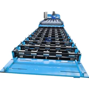 Best Supplier Glazed Tile IBR Sheet Double Layer Trapezoidal Roof Press Making Machine Roll Forming Machinery