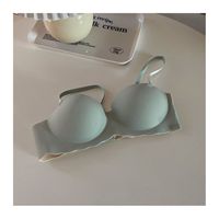 Fabricants de sous-vêtements une pièce sans couture soutien-gorge confortable respirant à demi-bonnet sans armature pour femmes