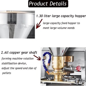 Machine à boulettes multifonctionnelle très vendue - Boulettes de viande/poisson/légumes, interrupteur anti-fuite, machine automatique de formage de boulettes - Product Image 4