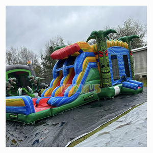 <span class=keywords><strong>Castillo</strong></span> Inflable Compacto con Tobogán, <span class=keywords><strong>Pequeño</strong></span>, para Niños, Diversión en Interiores y Exteriores - Product Image 6