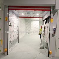 Cabine de douche d'air électronique 380V en acier inoxydable avec interverrouillage pour atelier de purification et dépoussiérage