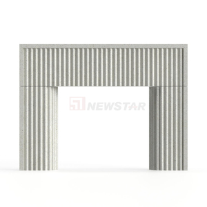 Newstar Luxury Curve Marble Tile Cheminée Surround <span class=keywords><strong>pour</strong></span> une décoration de salon élégante - Product Image 3