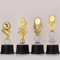 Trophée personnalisé Coupe du Monde Sportive en plastique léger et écologique pour cadeaux de bienvenue