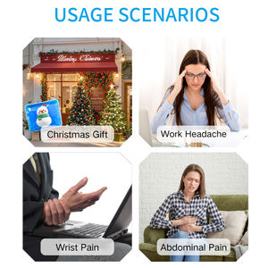 HANERSHI Compresse froide et chaude carrée personnalisable en couleur et taille, 10x10 cm, réutilisable, pour maux de tête, sac de gel réfrigérant pour soulager la douleur - Product Image 5