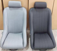 Sièges baquet OEM les plus vendus, sièges de course originaux avec rail coulissant, sièges baquet universels en cuir PVC pour voiture