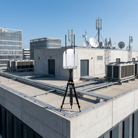 Sistema Profesional de Detección de Drones DR200-A, Detector de Señales de Drones con Alcance de 10KM, Banda Completa de 70MHz-6GHz para Seguridad Pública
