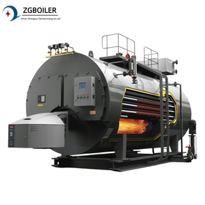 Chaudière à vapeur horizontale à faible teneur en NOx, au gaz et au mazout, haute température, pour la stérilisation industrielle - Product Image 1