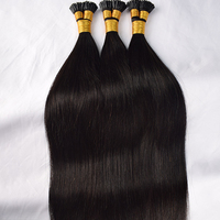 Extensiones de Cabello Humano Vietnamita con Queratina Invisible YEUNG BEAUTY, Microlinks, Puntas Pre-Adheridas, Extensiones de Cabello con Punta Fría