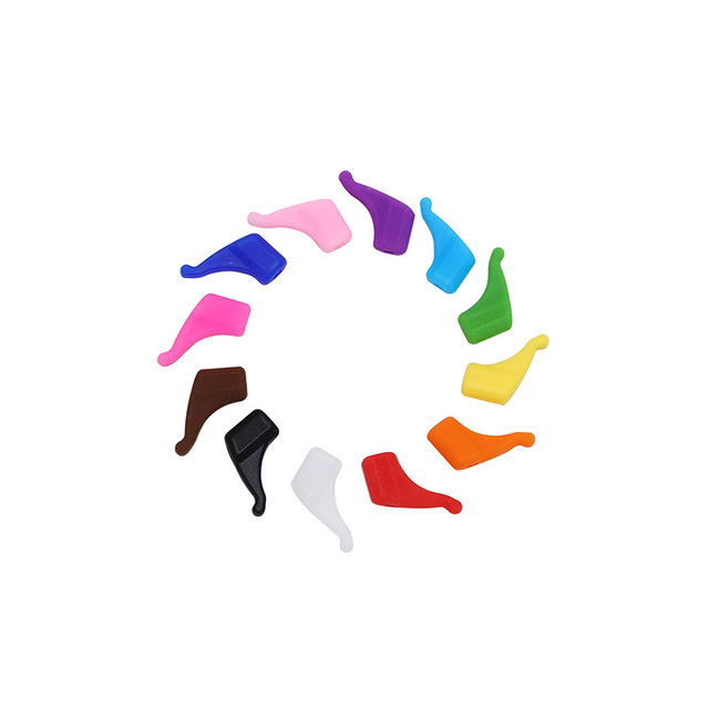 Small Size Anti-Slip Silicone Ear Grip Eyeglass Retainer Hooks Soft Glasses Holder Accessories Wholesale Low Minimum Order