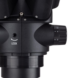 AmScope 7X-45X 블랙 Simul 초점 Trinocular 줌 스테레오 현미경 헤드 - Product Image 2