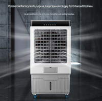 Ventilateur évaporateur solaire domestique avec vitesse de ventilation réglable et conception économe en énergie pour une utilisation intérieure