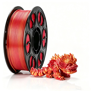 Filamento PLA de Doble Color, 1 kg/1.75 mm, envasado al vacío, Extrusión Suave, para Impresora 3D FDM, Impresión Decorativa Personalizada - Product Image 1