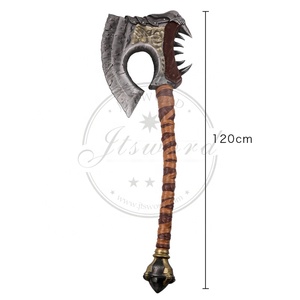 Hache à deux mains Gorehowl, arme de Grommash Hellscream, <span class=keywords><strong>World</strong></span> <span class=keywords><strong>of</strong></span> <span class=keywords><strong>Warcraft</strong></span>, entièrement en métal - Product Image 2