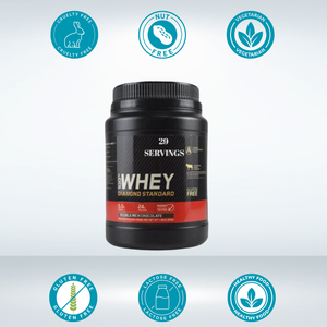 プレミアムホエイプロテインアイソレート、タンパク質32g、グラスフェッド、非遺伝子組み換え、GMP認証、米国およびEUからの迅速発送 - Product Image 4