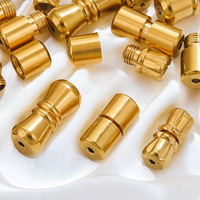 Fermoir à vis fileté en acier inoxydable et titane inaltérable pour bracelets et colliers en cristal et perles, accessoires de bijouterie