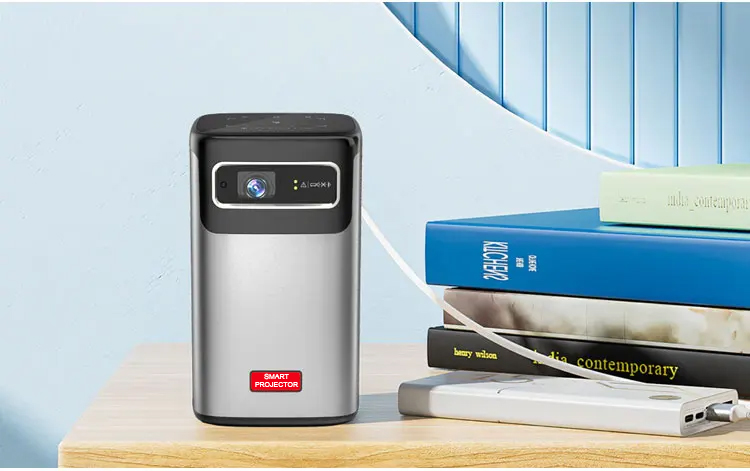 Toumei C2000 Portable Smart DLP 3D Projector - 8000mah Battery