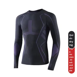 Vêtements <span class=keywords><strong>de</strong></span> sport <span class=keywords><strong>de</strong></span> compression thermique pour hommes et femmes Survêtements <span class=keywords><strong>de</strong></span> cyclisme en plein air respirants à séchage rapide Couches <span class=keywords><strong>de</strong></span> base Couches <span class=keywords><strong>de</strong></span> base Compression - Product Image 5