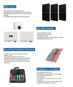 อินเวอร์เตอร์ไฮบริด Growatt 10 กิโลวัตต์ ระบบไฮบริด เชื่อมต่อเครื่องกำเนิดไฟฟ้าและกังหันลมบนหลังคา - Product Image 5