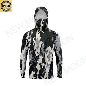 เสื้อฮู้ดตกปลาผู้ชายแบบสั่งทำพิเศษ ระบายอากาศได้ดี ป้องกันแสงแดด UPF 50+ ป้องกันฝุ่นละออง - Product Image 5