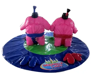 儿童充气相扑套装摔跤套装泡沫垫儿童和成人相扑