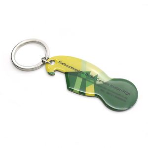 Portable Shopping Cart Unlock Keychain Europe Supermarket Grocery Caddy <b>Key</b> <b>Chain</b> - Product Image 5