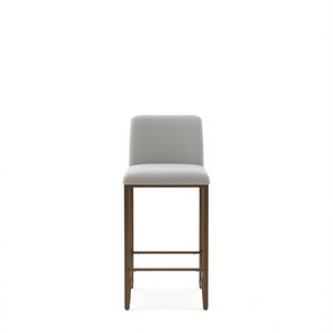 Tabouret de comptoir sans dossier rembourré en tissu, moderne et élégant, 26 pouces de hauteur, pour salle à manger, mobilier de maison - Product Image 1