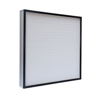 Venta caliente H13... H14 Mini-pliegue filtro HEPA U15 ULPA Mini-filtro de pliegues con cara de guardia