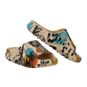 BreezeStep Ladies' Printed Light Weight EVA <b>Foam</b> Slipper Breathable Anti-Slip Summer <b>Slide</b> Sandals Pillow Cloud Home Autumn - Product Image 1