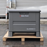 Générateur portable à essence de 5 kW, générateur tri-fuel à faible bruit, générateur double carburant pour la maison, ATS monophasé, triphasé, double alimentation