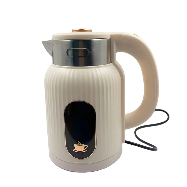 New Design Electric Kettle With Plastic Cover Wholesale Automatic Cordless Steel Kettle for Hotel Household Outdoor Use Colored