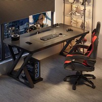 Escritorio de ordenador para juegos en casa Diseño moderno en forma de Y Doble