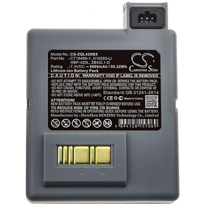 Batterie 6800mAh pour Zebra <span class=keywords><strong>P4T</strong></span>, RP4, RP4T CT18499-1, H16293-Li, HBP-420L, ZB42L1-D - Product Image 3