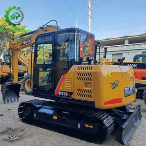 รถขุดมือสองขนาดเล็ก Sany เครื่องขุดตีนตะขาบ Sy75 Sy55 Sy35u Sy26u Sy75Cpro - Product Image 1