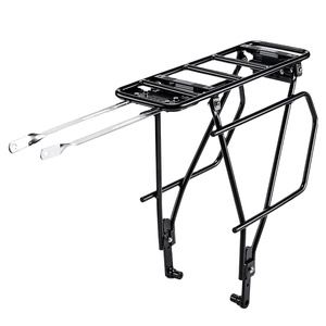 Estante trasero para <span class=keywords><strong>bicicleta</strong></span> de montaña, bastidores de carga traseros de <span class=keywords><strong>bicicleta</strong></span> de aluminio para freno de <span class=keywords><strong>disco</strong></span>/montaje de freno sin <span class=keywords><strong>disco</strong></span> - Product Image 4