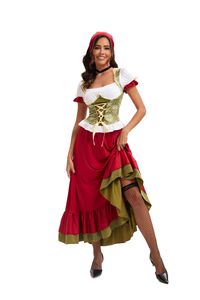 Combinaison sexy pour <span class=keywords><strong>femme</strong></span>, costume long de serveuse de bière allemande pour <span class=keywords><strong>Halloween</strong></span>, carnaval, Oktoberfest, déguisement de serveuse de bière - Product Image 4