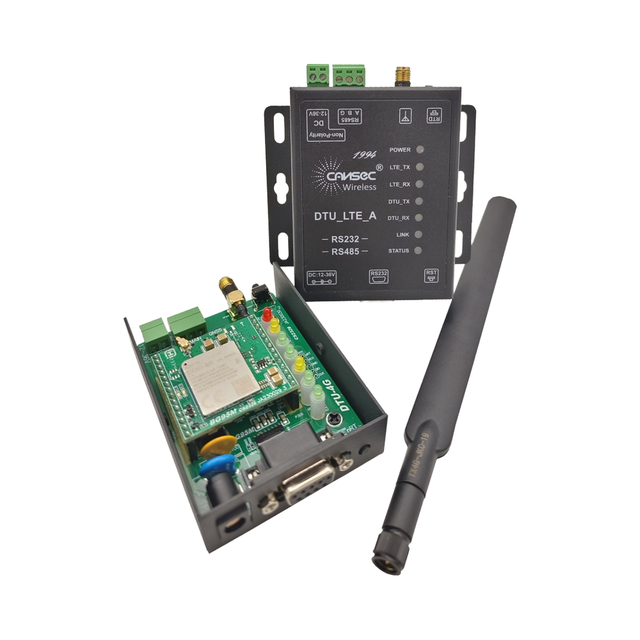 Cansec DTU Data Transfer Unit LTE 4G module with RS232 RS485 To Wifi Ethernet Server Wireless