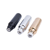 Fournisseur RUIPACK OEM 5ml 10ml Bouteilles en verre à revêtement UV avec billes roulantes en acier inoxydable/Bouteille de parfum à bille