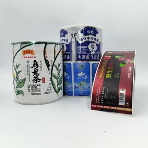 Impression d'étiquettes de bouteilles d'eau minérale double face personnalisées, autocollantes, de haute qualité, imperméables, résistantes à l'huile, finition brillante PET+PP - Product Image 3