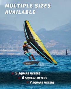 Tabla de SUP Inflable E SUP OEM de 11 pies, Kit de Vela de Viento de EVA y PVC, Aletas Dobles, Estable, Duradera, Bolsa de Transporte con Bomba Desmontable - Product Image 1
