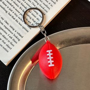Mini DIY Keychain Sports Simulation PVC Rugby Bag <strong>Hanger</strong> for Backpack <strong>Promotional</strong> Carabiner with Bottle Openers Included - Product Image 4