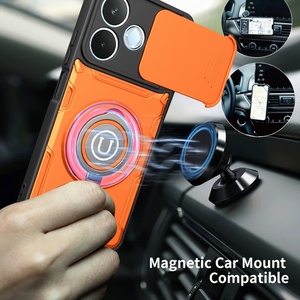 Coque de téléphone antichoc à chargement magnétique sans fil avec protection d'objectif coulissant anti-chute, modèle 2026, pour <span class=keywords><strong>HONOR</strong></span> 600 LITE - Product Image 6