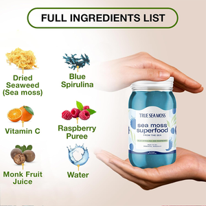 Gel di Muschio Marino Irlandese Autentico a Marchio Privato, Superfood Selvatico, Gel di Muschio Marino Biologico al Gusto di Sambuco, Supporto per Sistema Immunitario e Digestivo - Product Image 4