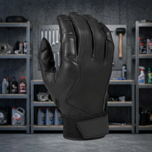 Professional Leather Batting <b>Gloves</b> <b>Baseball</b> Softball Right Hand Grip Training Hook Loop Closure Adult Sports <b>Gloves</b> Breathable - Product Image 4