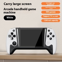 Console de jeu portable Q21 avec plus de 500 jeux, double manette, prise en charge de la connexion à l'écran de télévision, lecteur de jeux de poche, cadeau pour PSP Switch PS1 NES