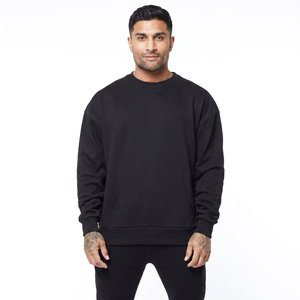 Regular Size Winter Sale New Style Men Half Zip <b>Velour</b> Oversized Eco-Friendly <b>Hoodies</b> Sweatshirt - Product Image 1