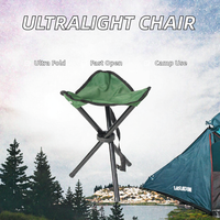 Tabouret de pêche pliable léger en tissu Oxford, chaise de camping trépied, siège portable d'extérieur
